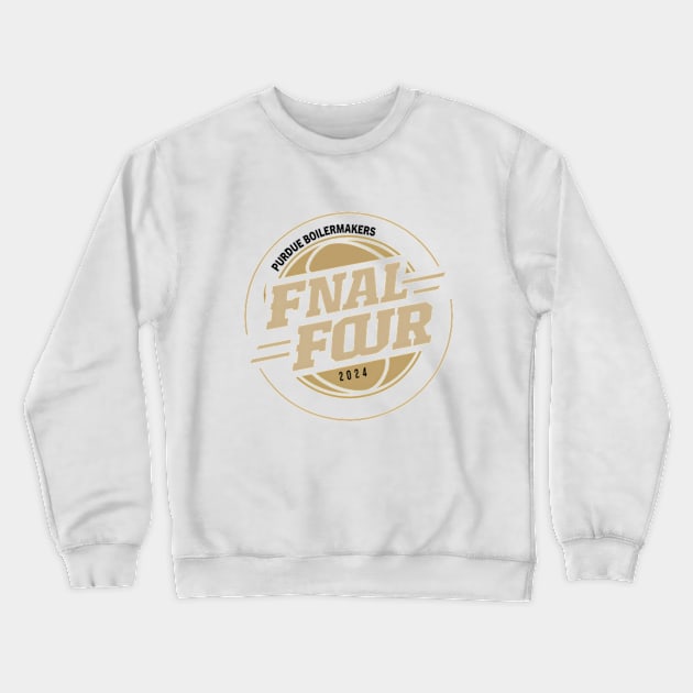 Purdue Boilermakers Final Four 2024 Crewneck Sweatshirt by YASSIN DESIGNER